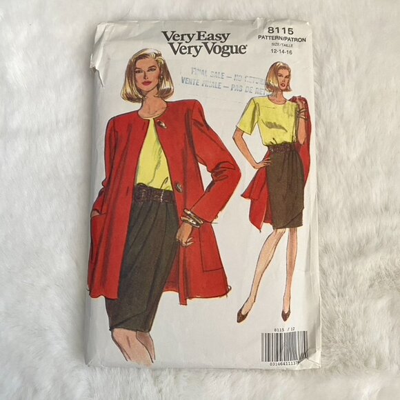 2 Vogue Sewing Patterns - Picture 4 of 5